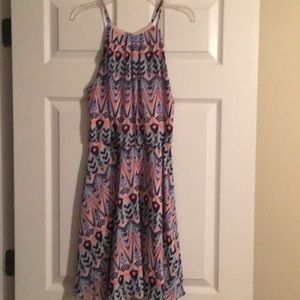 Junior multi colored design dress